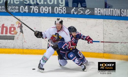 Photo hockey Ligue Magnus - Ligue Magnus : 8me journe : Grenoble  vs Morzine-Avoriaz - Grenoble fait bien le mtier