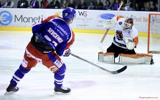 Photo hockey Ligue Magnus - Ligue Magnus : 8me journe : Mulhouse vs Epinal  - Si prs du but
