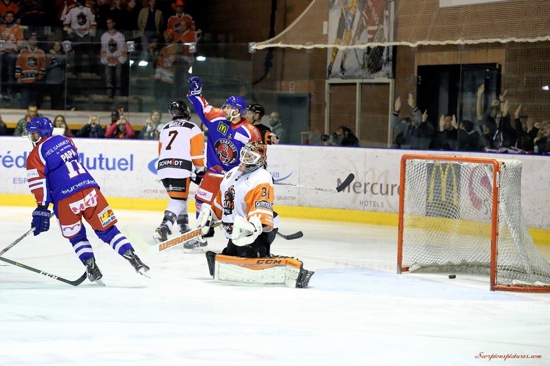 Photo hockey Ligue Magnus - Ligue Magnus : 8me journe : Mulhouse vs Epinal  - Si prs du but