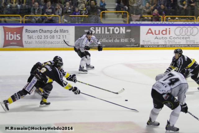 Photo hockey Ligue Magnus - Ligue Magnus : 8me journe : Rouen vs Brest  - Rouen a deux visages