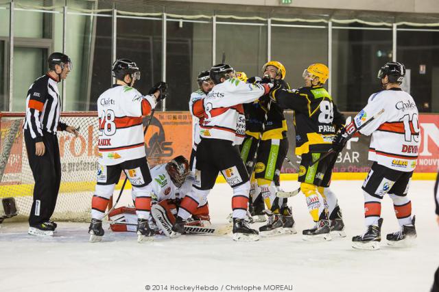 Photo hockey Ligue Magnus - Ligue Magnus : 8me journe : Strasbourg  vs Brianon  - Douze minutes en enfer