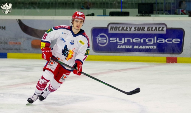 Photo hockey Ligue Magnus - Ligue Magnus : 9me journe : Anglet vs Grenoble  - Quand les loups attaquent le glaon basque.