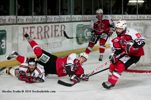 Photo hockey Ligue Magnus - Ligue Magnus : 9me journe : Brianon  vs Morzine-Avoriaz - Brianon fait le mtier