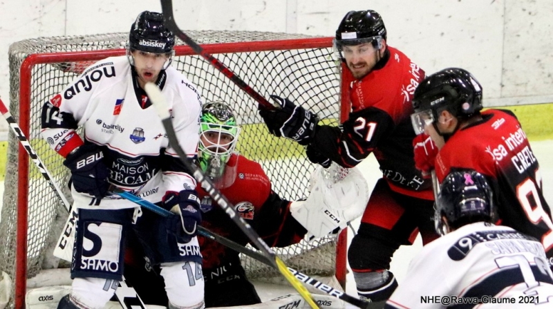 Photo hockey Ligue Magnus - Ligue Magnus : 9me journe : Nice vs Angers  - Les Ducs enchanent chez les Aigles