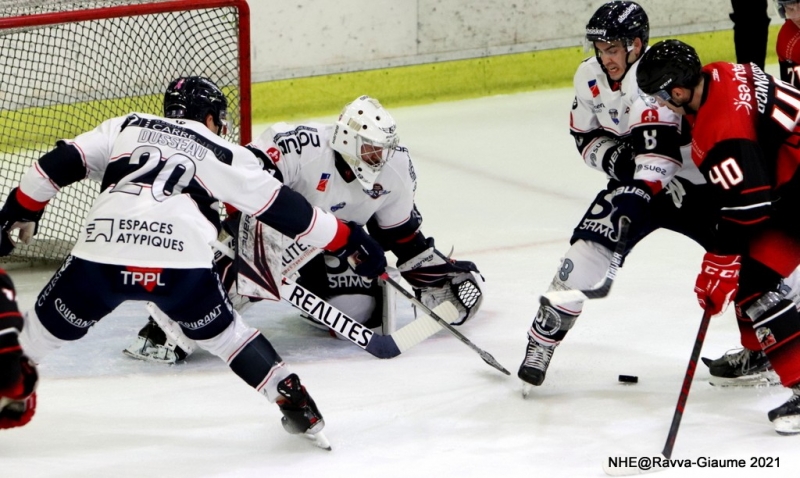 Photo hockey Ligue Magnus - Ligue Magnus : 9me journe : Nice vs Angers  - Les Ducs enchanent chez les Aigles