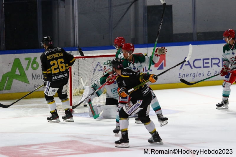 Photo hockey Ligue Magnus - Ligue Magnus : 9me journe : Rouen vs Anglet - Les Dragons enchainent sans convaincre.