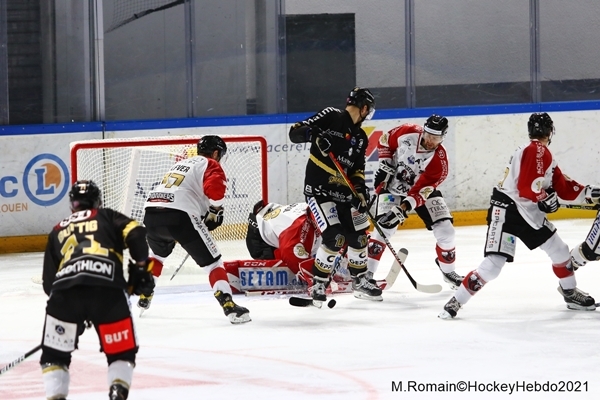 Photo hockey Ligue Magnus - Ligue Magnus : 9me journe : Rouen vs Chamonix  - LM : Rouen : retour positif dans son antre