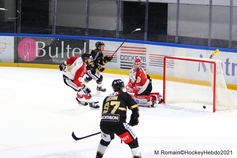 Photo hockey Ligue Magnus - Ligue Magnus : 9me journe : Rouen vs Chamonix  - LM : Rouen : retour positif dans son antre