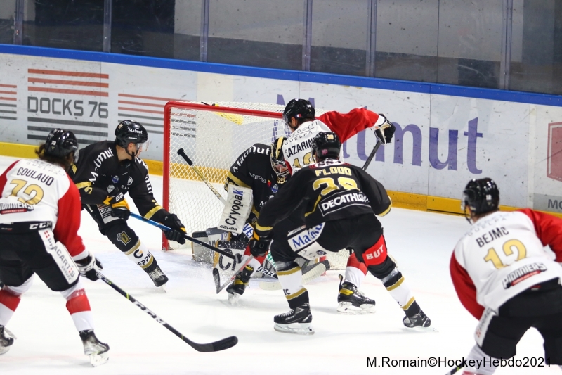 Photo hockey Ligue Magnus - Ligue Magnus : 9me journe : Rouen vs Chamonix  - LM : Rouen : retour positif dans son antre