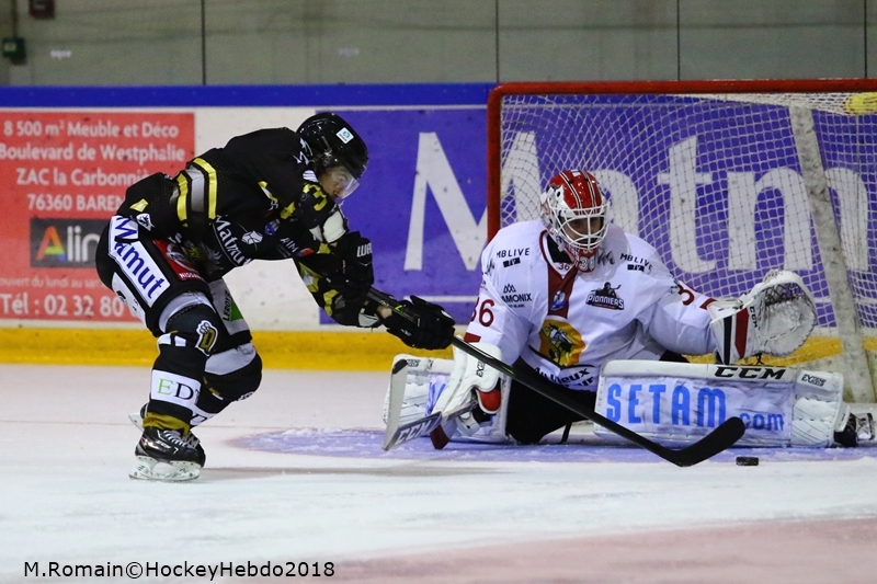 Photo hockey Ligue Magnus - Ligue Magnus : 9me journe : Rouen vs Chamonix  - Pas de dcompression