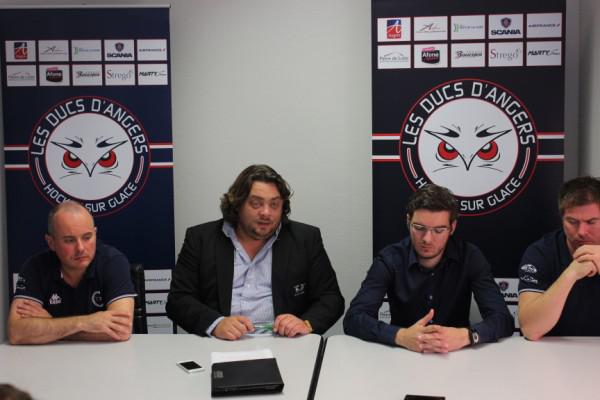 Photo hockey Ligue Magnus - Ligue Magnus : Angers  (Les Ducs) - Angers : la confrence de presse