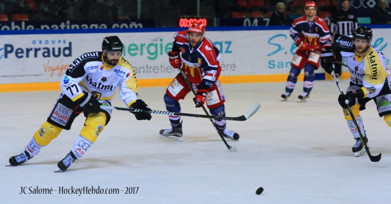 Photo hockey Ligue Magnus - Ligue Magnus : demi-finale, match 1 : Grenoble  vs Rouen - LM : Une premire manche de haut-vol de Dragons !