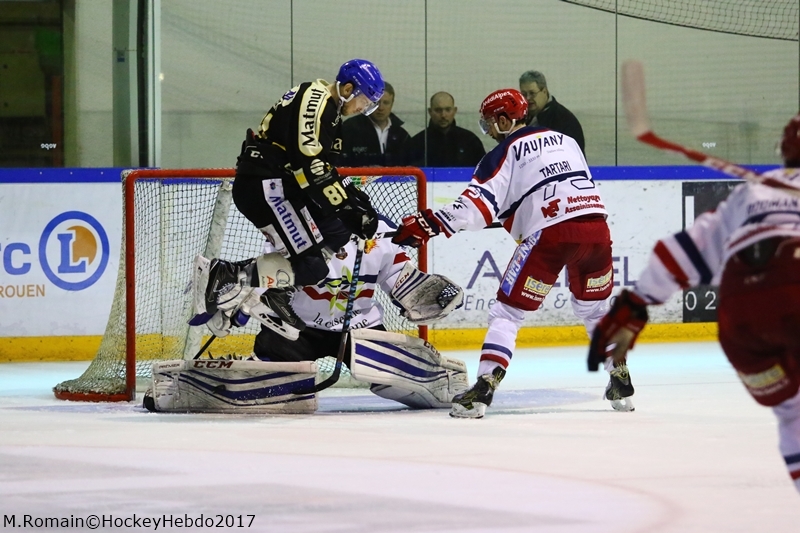 Photo hockey Ligue Magnus - Ligue Magnus : demi-finale, match 3 : Rouen vs Grenoble  - LM : Les Dragons impressionnent !