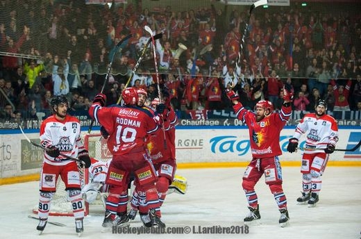 Photo hockey Ligue Magnus - Ligue Magnus : demi-finale, match 7 : Grenoble  vs Bordeaux - 7 fois cest fait