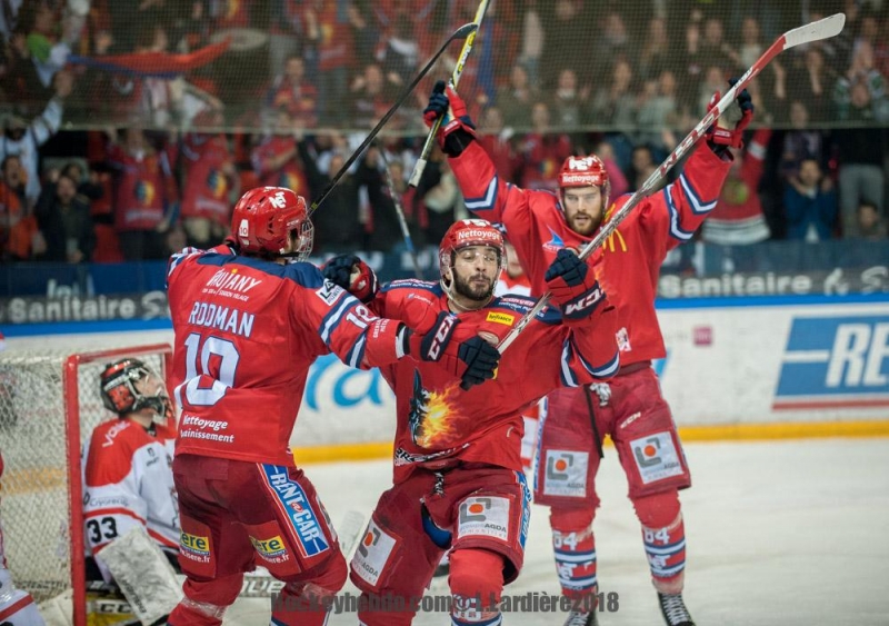 Photo hockey Ligue Magnus - Ligue Magnus : demi-finale, match 7 : Grenoble  vs Bordeaux - 7 fois cest fait