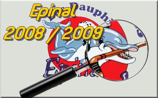 Photo hockey Ligue Magnus - Ligue Magnus : Epinal  (Les Wildcats) - Les Dauphins version 2008-2009  