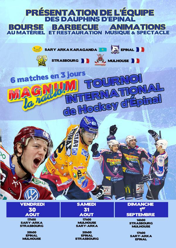 Photo hockey Ligue Magnus - Ligue Magnus : Epinal  (Les Wildcats) - Tournoi Magnum Radio Epinal