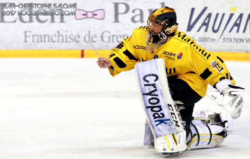Photo hockey Ligue Magnus - Ligue Magnus : finale, match 1 : Grenoble  vs Rouen - Rouen commence idalement cette finale !
