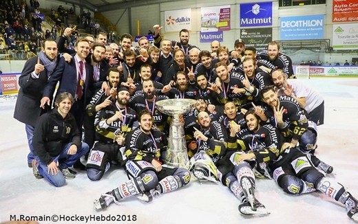 Photo hockey Ligue Magnus - Ligue Magnus : finale, match 4 : Rouen vs Grenoble  - Rouen champion en quatre matchs