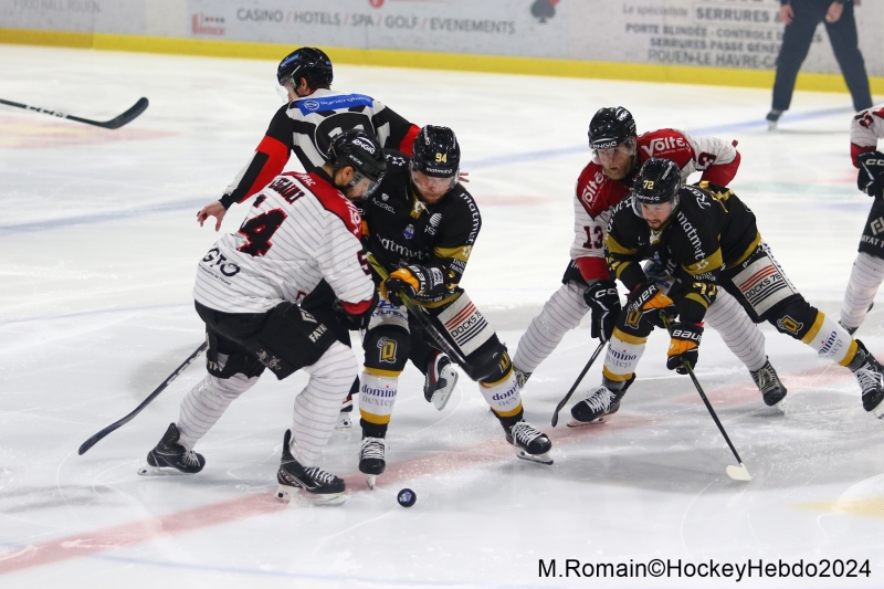 Photo hockey Ligue Magnus - Ligue Magnus - Finale match 1 : Rouen vs Bordeaux - LM : Des Boxers plus mordants.