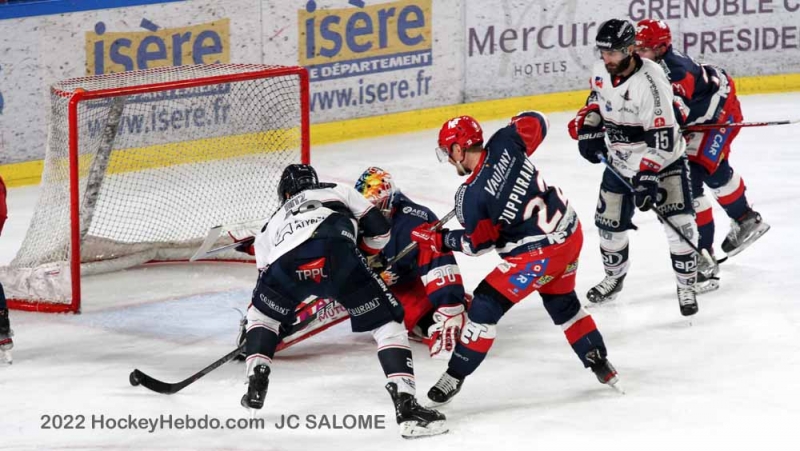 Photo hockey Ligue Magnus - Ligue Magnus - Finale match 2 : Grenoble  vs Angers  - Egalisation mrite !