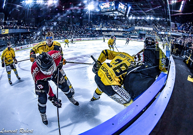 Photo hockey Ligue Magnus - Ligue Magnus - Finale match 4 : Bordeaux vs Rouen - Les Dragons arrachent le quatrime match en prolongation !