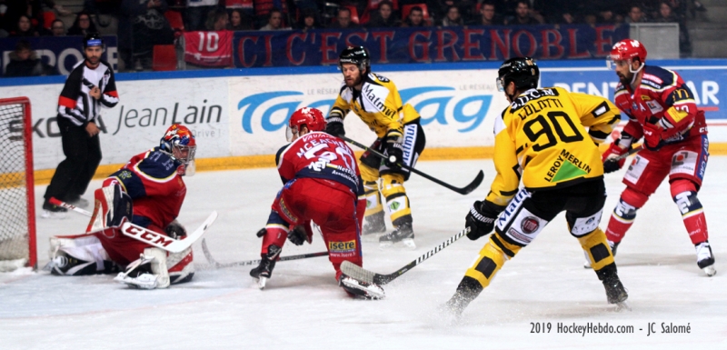 Photo hockey Ligue Magnus - Ligue Magnus - Finale match 4 : Grenoble  vs Rouen - M4 : Tout reste  faire dans cette finale !