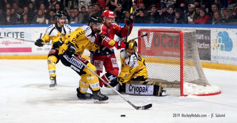 Photo hockey Ligue Magnus - Ligue Magnus - Finale match 4 : Grenoble  vs Rouen - M4 : Tout reste  faire dans cette finale !