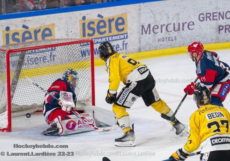 Photo hockey Ligue Magnus - Ligue Magnus : finale match 5 : Grenoble  vs Rouen - Les Dragons en pole position ! 
