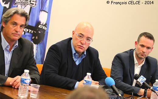 Photo hockey Ligue Magnus - Ligue Magnus : Gap  (Les Rapaces) - Du Rouge au Bleu pour Luciano Basile