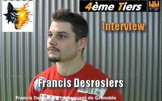 Photo hockey Ligue Magnus - Ligue Magnus : Grenoble  (Les Brleurs de Loups) - Entretien avec Francis Desrosiers