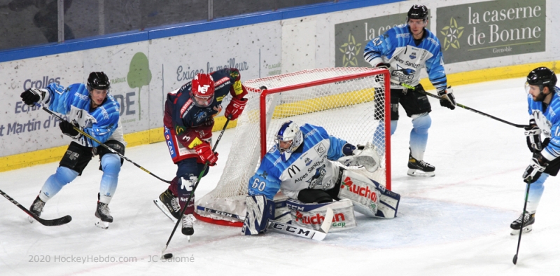 Photo hockey Ligue Magnus - Ligue Magnus : Grenoble  (Les Brleurs de Loups) - Grenoble reprend par un match amical