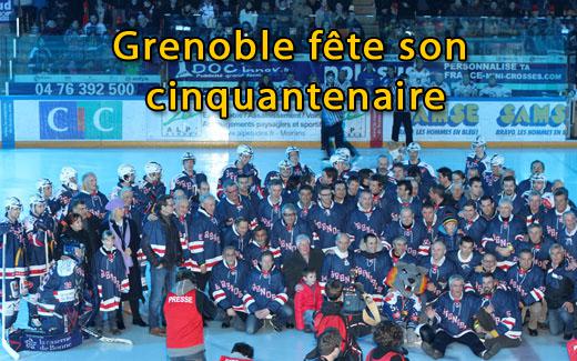 Photo hockey Ligue Magnus - Ligue Magnus - Grenoble fte son cinquantenaire