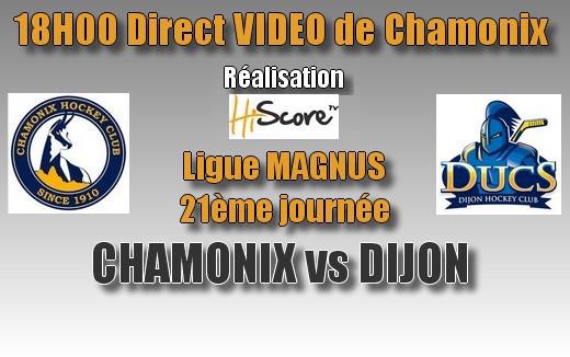 Photo hockey Ligue Magnus - Ligue Magnus - LIVE  - Chamonix - Dijon 18H00