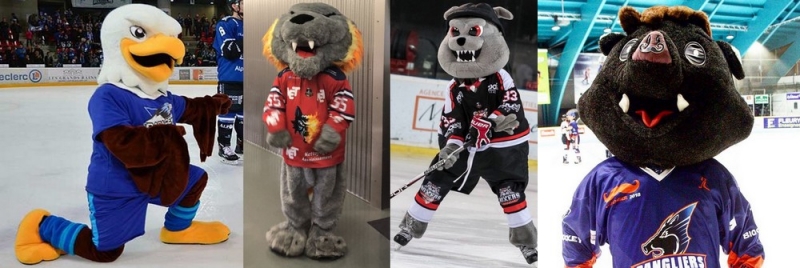 Photo hockey Ligue Magnus - Ligue Magnus - NOS MASCOTTES  BRISENT LA GLACE  !