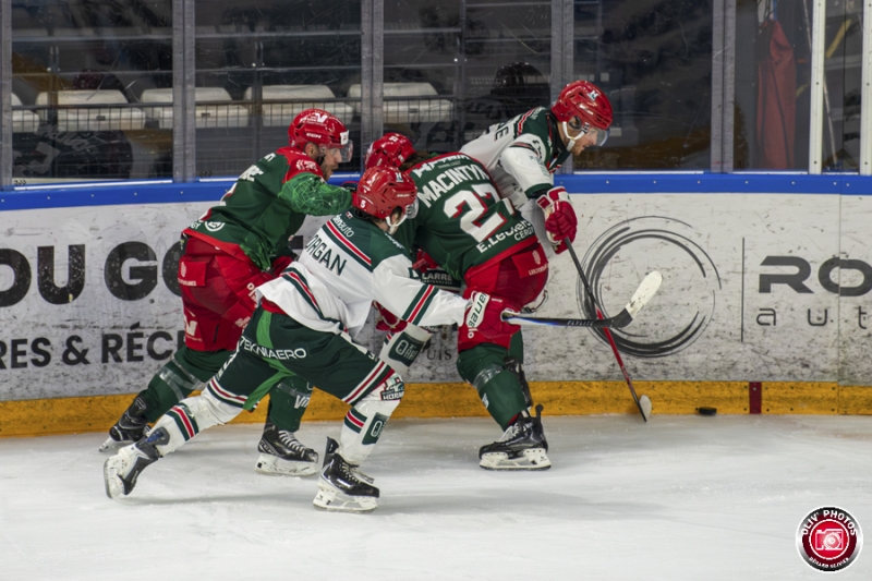 Photo hockey Ligue Magnus - Ligue Magnus - Poule de Maintien - J3 : Cergy-Pontoise vs Anglet - Cergy grille un joker