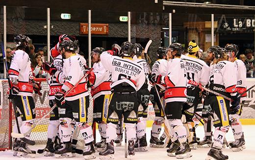 Photo hockey Ligue Magnus - Ligue Magnus : poule de maintien, 1re journe : Chamonix / Morzine vs Nice - LM : Nice clbre, Chamonix-Morzine vgte!