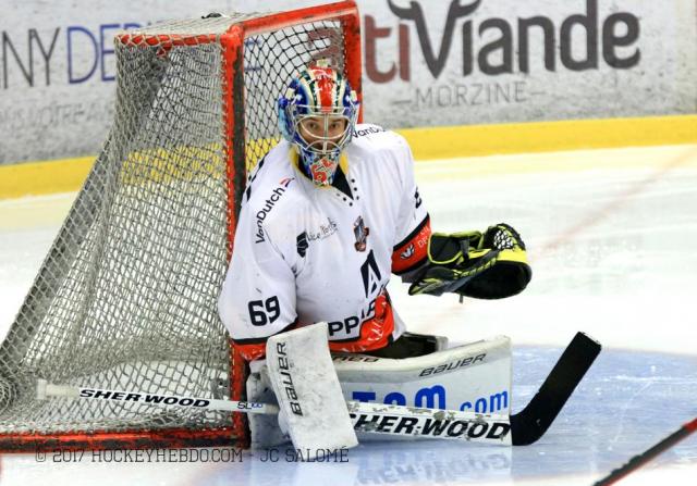 Photo hockey Ligue Magnus - Ligue Magnus : poule de maintien, 1re journe : Chamonix / Morzine vs Nice - LM : Nice clbre, Chamonix-Morzine vgte!