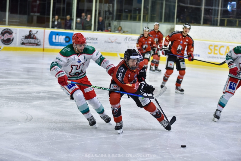 Photo hockey Ligue Magnus - Ligue Magnus - Poule Maintien - J3 : Chamonix  vs Anglet - Les Pionniers retournent la situation sur le fil !