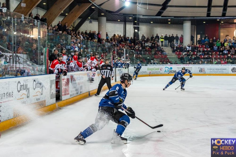 Photo hockey Ligue Magnus - Ligue Magnus : quart de finale, match 1 : Gap  vs Bordeaux - Entame de srie parfaite des Boxers