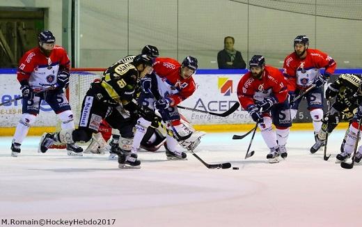 Photo hockey Ligue Magnus - Ligue Magnus : quart de finale, match 1 : Rouen vs Angers  - LM : A Rouen la premire