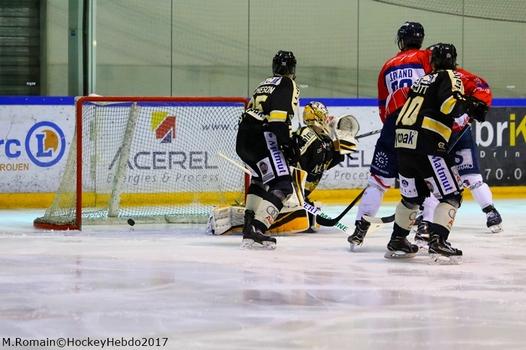 Photo hockey Ligue Magnus - Ligue Magnus : quart de finale, match 2 : Rouen vs Angers  - LM : Des Angevins ralistes et opportunistes