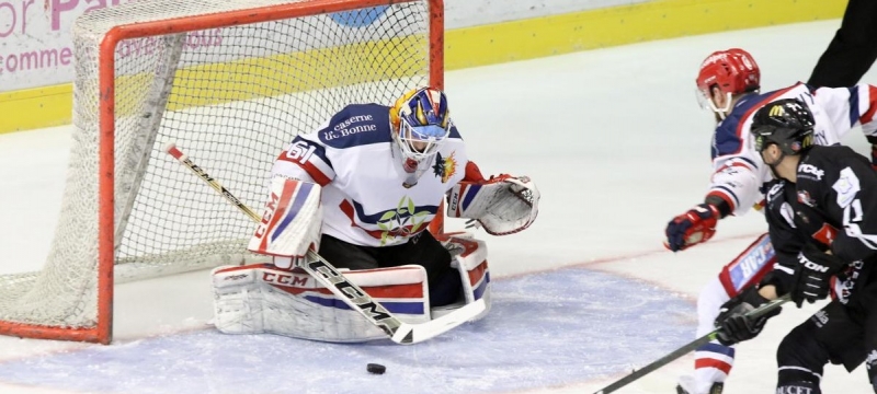 Photo hockey Ligue Magnus - Ligue Magnus : quart de finale, match 4 : Amiens  vs Grenoble  - LM : Les Brleurs prennent une option sur la qualification