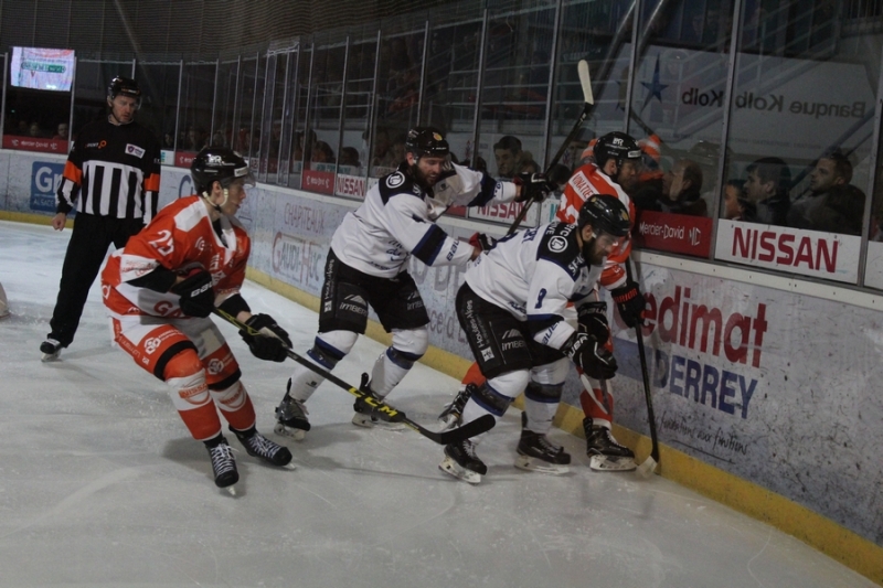 Photo hockey Ligue Magnus - Ligue Magnus : quart de finale, match 4 : Epinal  vs Gap  - LM : Gap en route vers les demi-finales