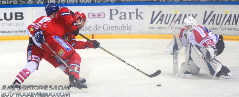 Photo hockey Ligue Magnus - Ligue Magnus : quart de finale, match 5 : Grenoble  vs Mulhouse - Grenoble se fait peur