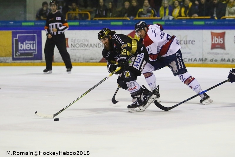 Photo hockey Ligue Magnus - Ligue Magnus : quart de finale, match 5 : Rouen vs Angers  - LM : Rouen, une qualification complique.