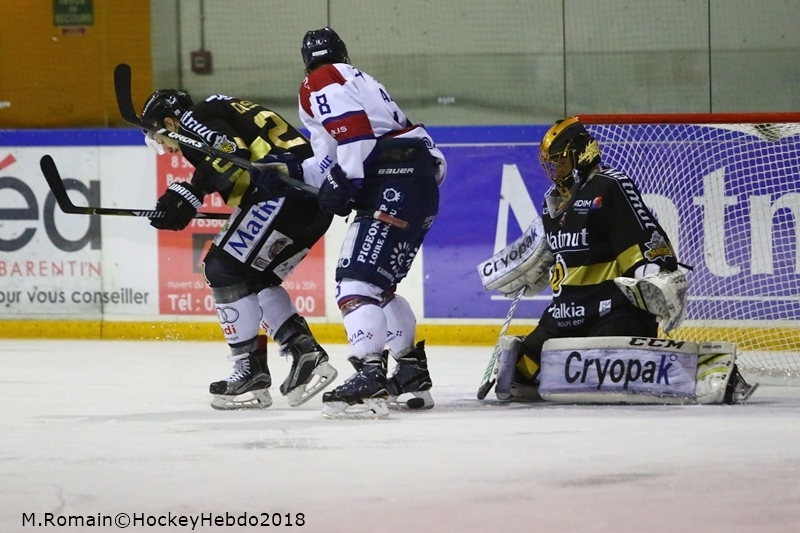 Photo hockey Ligue Magnus - Ligue Magnus : quart de finale, match 5 : Rouen vs Angers  - LM : Rouen, une qualification complique.