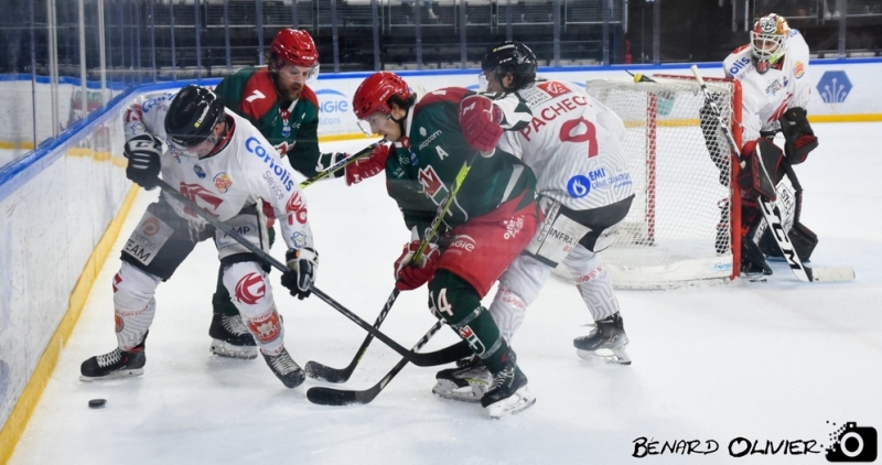 Photo hockey Ligue Magnus - Ligue Magnus - Quart de finale match 1 : Cergy-Pontoise vs Amiens  - Les Jokers ouvrent le bal