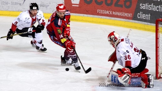 Photo hockey Ligue Magnus - Ligue Magnus - Quart de finale match 1 : Grenoble  vs Chamonix  - Grenoble-Chamonix: ce fut laborieux!