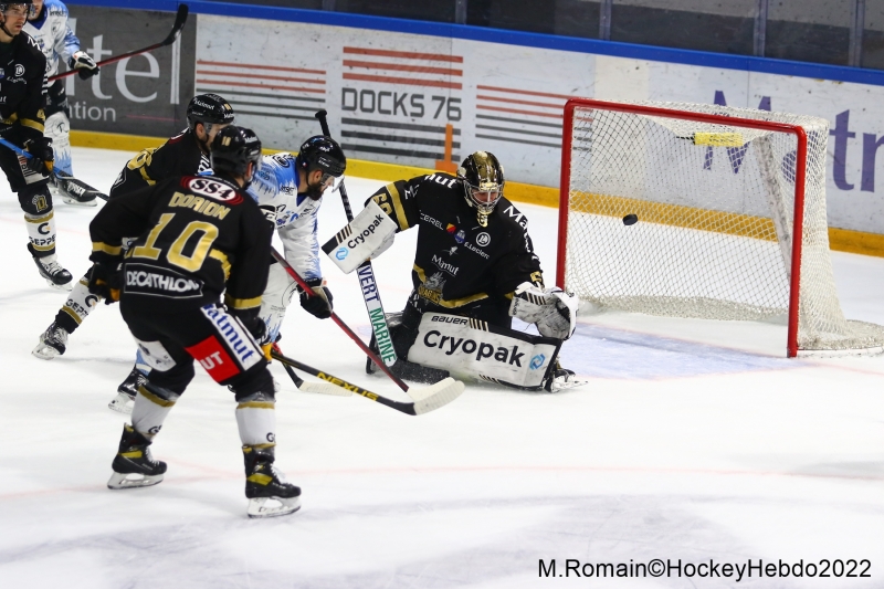 Photo hockey Ligue Magnus - Ligue Magnus - Quart de finale match 1 : Rouen vs Gap  - Les Dragons prennent la main 
